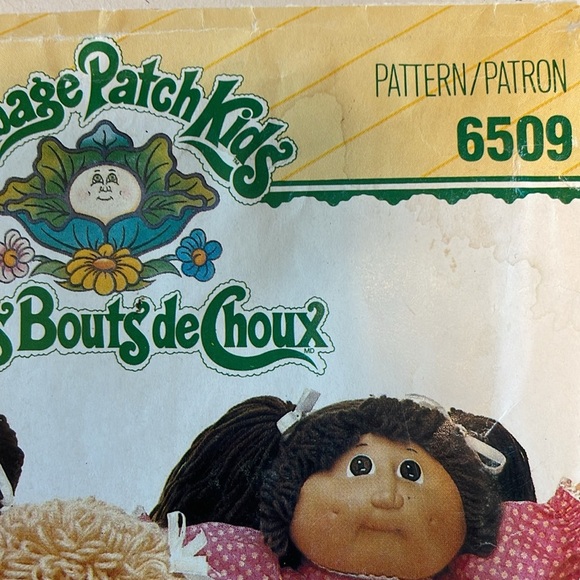 Vintage Butterick Cabbage Patch Kids Sewing Pattern - Picture 4 of 8